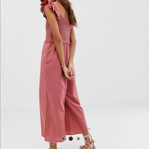 Frill Sleeve Jumpsuit, US 6